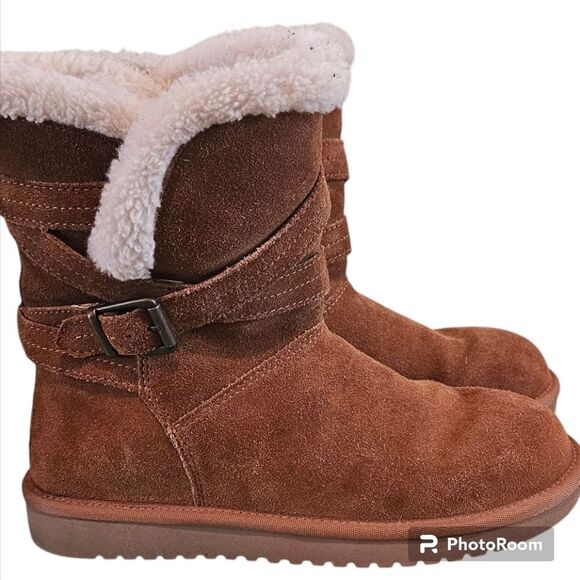 Koolaburra by UGG Delene Women's Suede Winter Boots - Picture 2 of 9